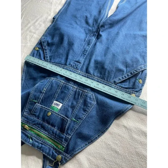 Liberty Men's Stonewashed Denim Bib Overall 38W x 30L, - Picture 13 of 16